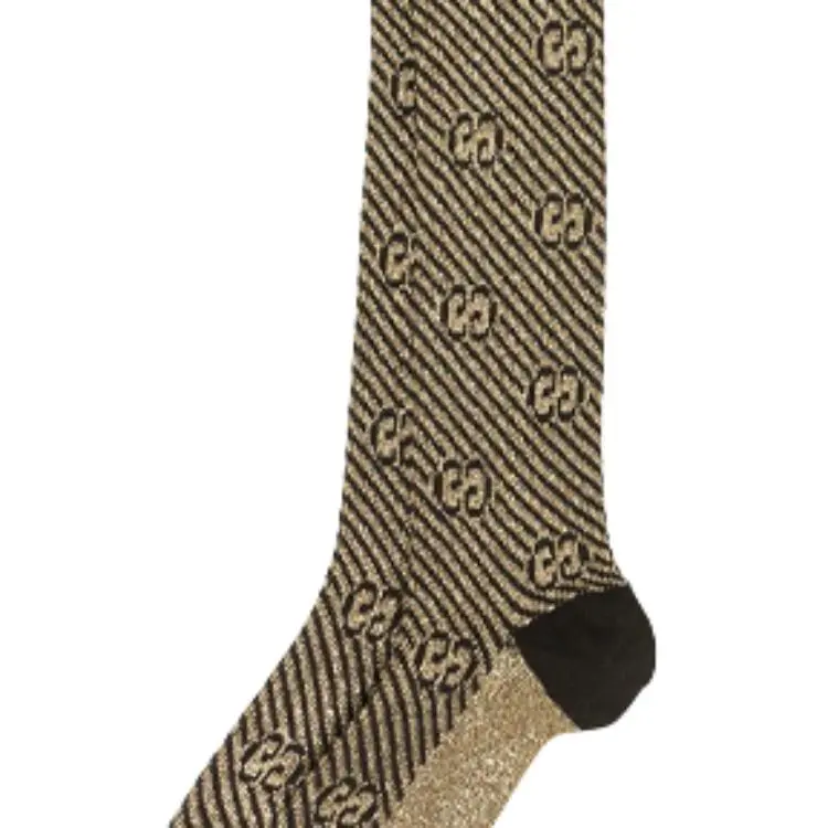 GUCCI Knee High Socks Women's 1 Pack Yellow-3