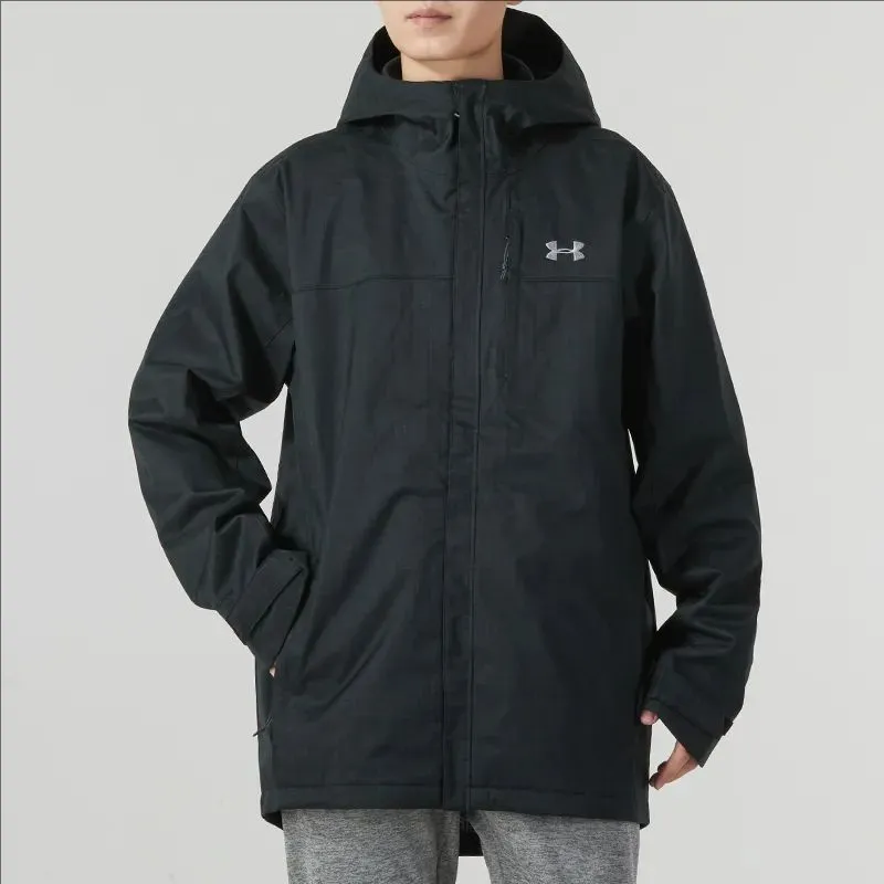 Under Armour Jackets Coats Men's Black Comes With Necklace-4
