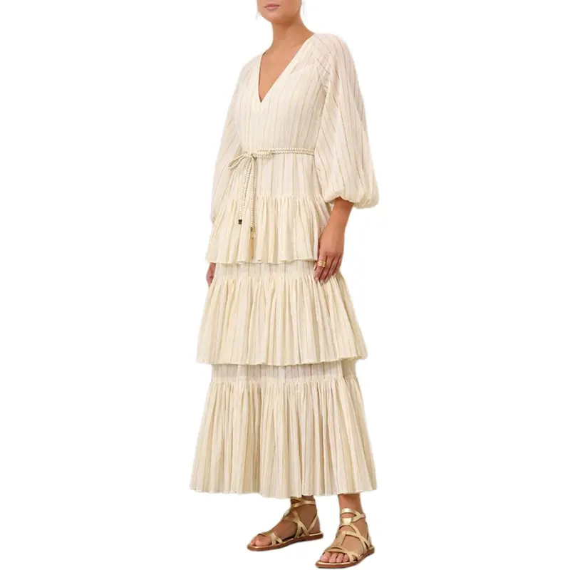 Zimmermann Long Sleeved Dresses Women's Ivory-4