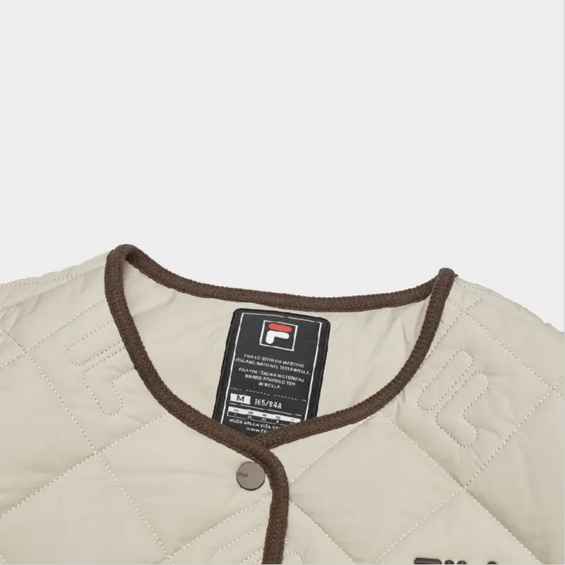 FILA Puffer Jacket Women's Light Yellow-6