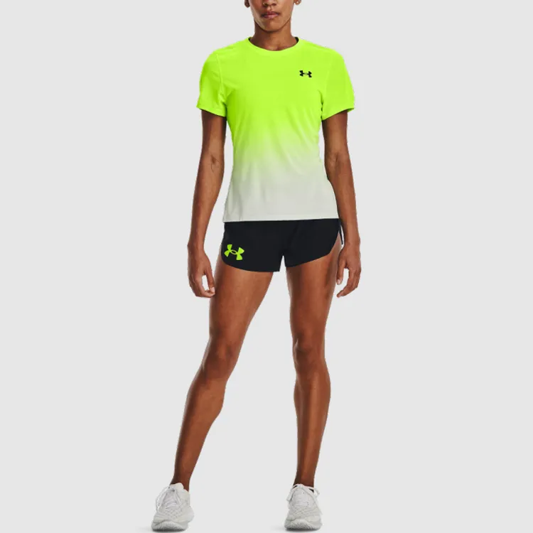 Under Armour Rush T Shirts Women's Wave Green-2