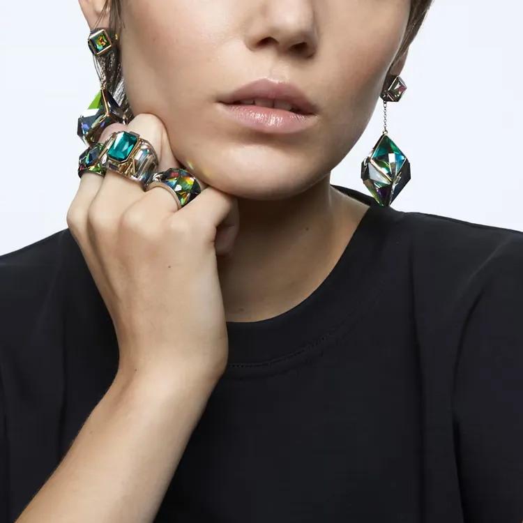 Swarovski Curiosa Earrings Women's Multicolor-2