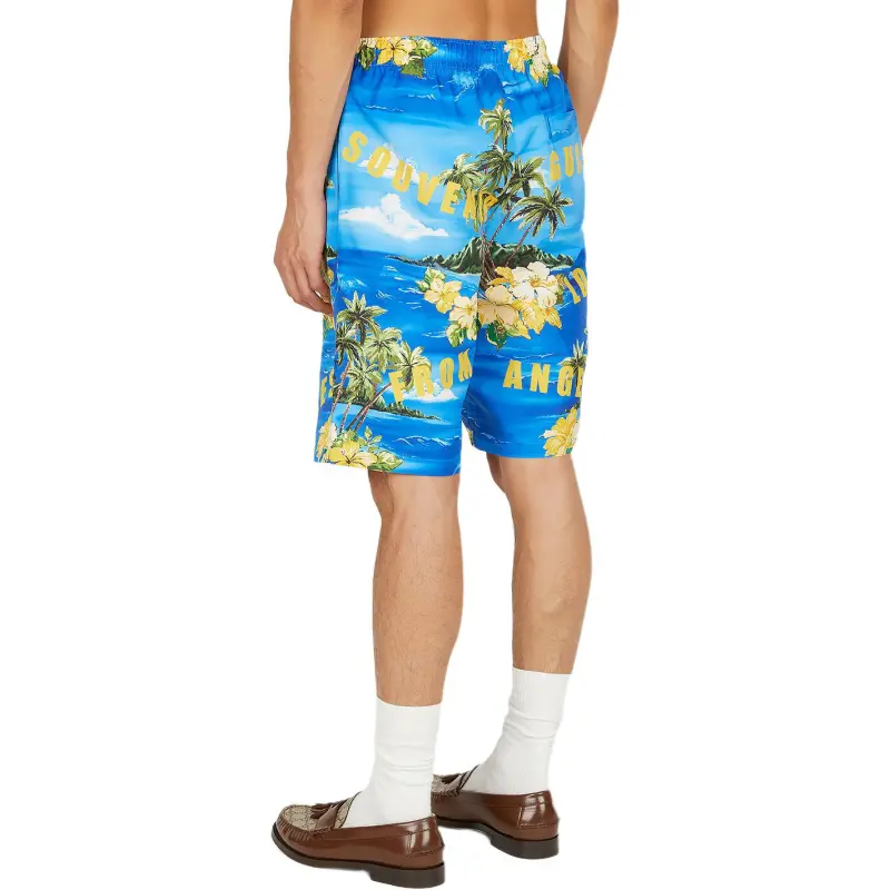 GUCCI Printed Elastic Waist Bermuda Shorts-3