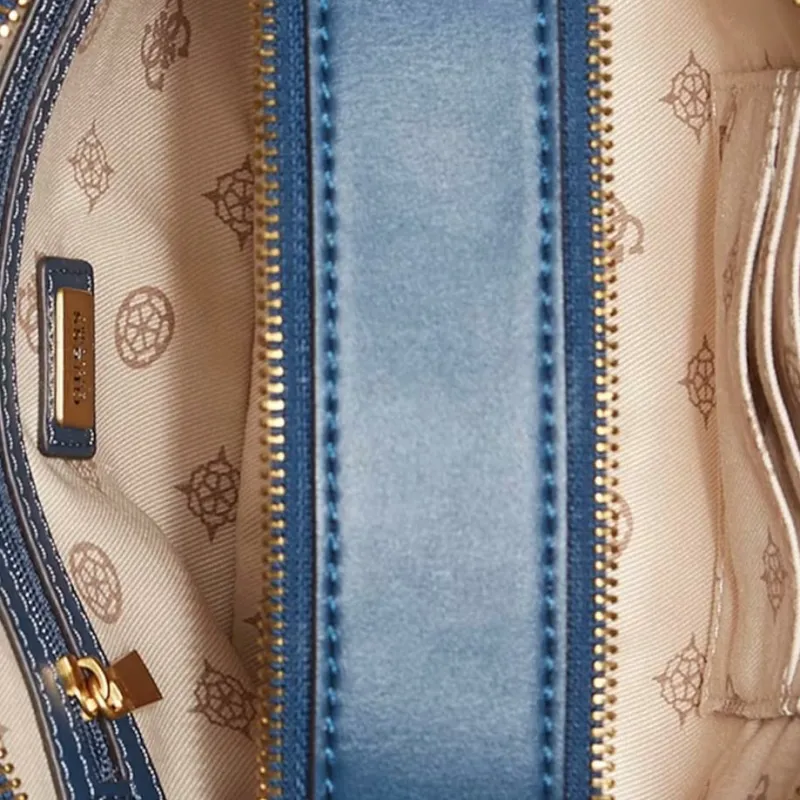 GUESS Velvet Camera Bags Crossbody Bag Shoulder Bag Women's Marine Blue-3