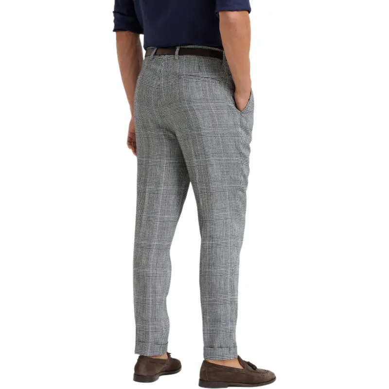 Brunello Cucinelli Prince Of Wales Trousers-3