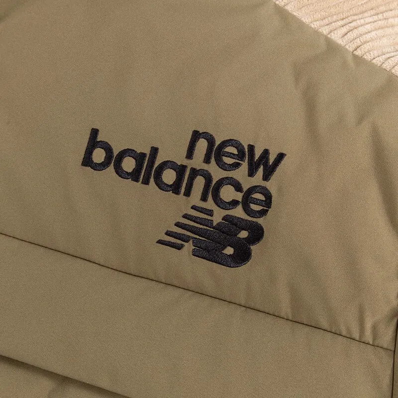 New Balance Down Jackets Men Olive Green-3