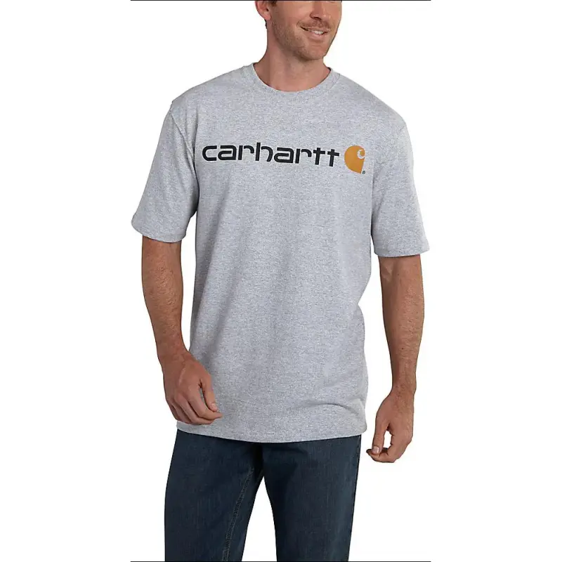 Carhartt T Shirts Unisex Light Gray-4