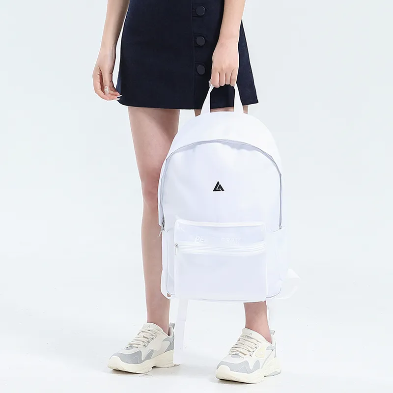 PEAK PVC Backpack Regular Unisex Black/Light Blue/White-11