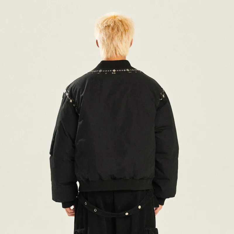 NSTNEW START Puffer Jacket Unisex Black-3