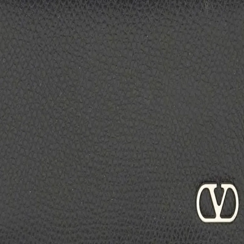 Valentino GARAVANI Leather Wallet Men's Black-3