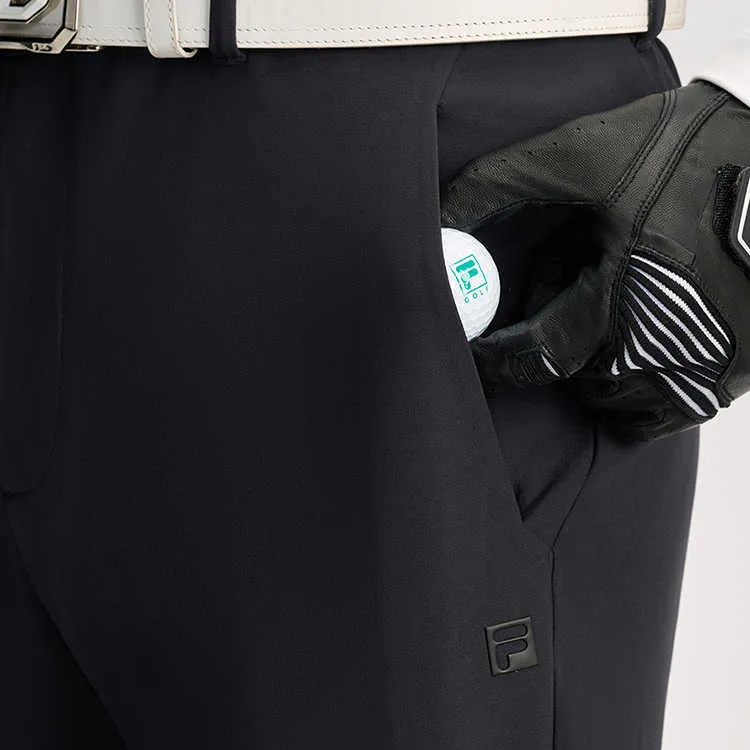 FILA Golf Series Casual Pants Men's Pitch Black-6
