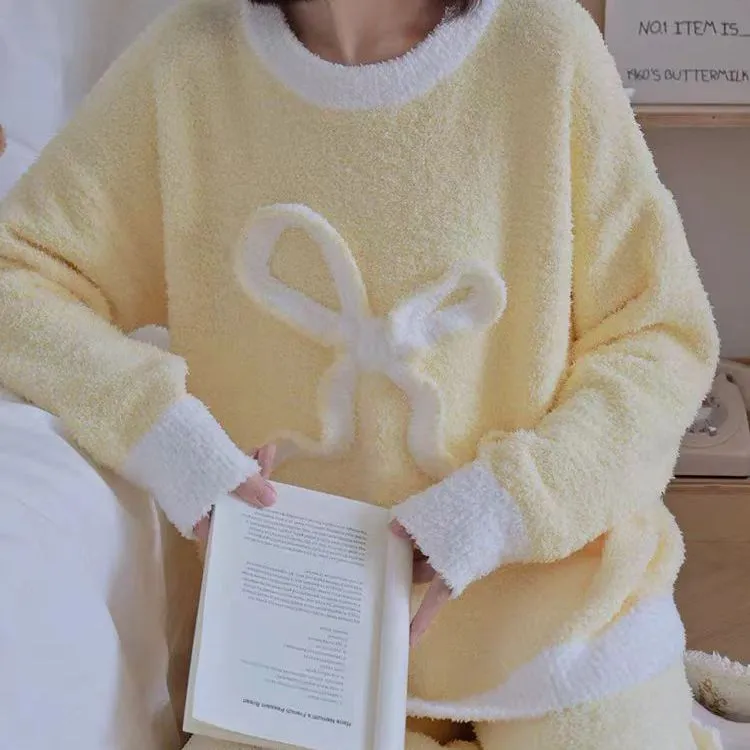 WANANNI Pajama Set Women's Custard-2