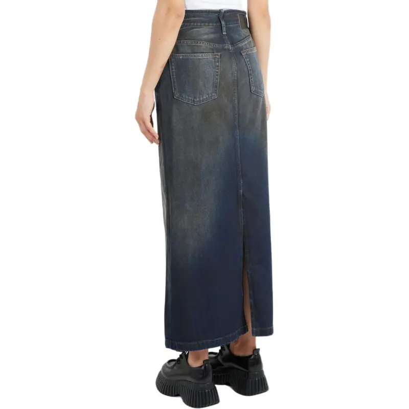 Acne Studios Belt Detailed Maxi Skirt-4
