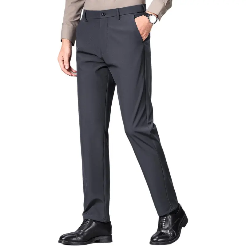 Red bean Suit Trousers Men-6