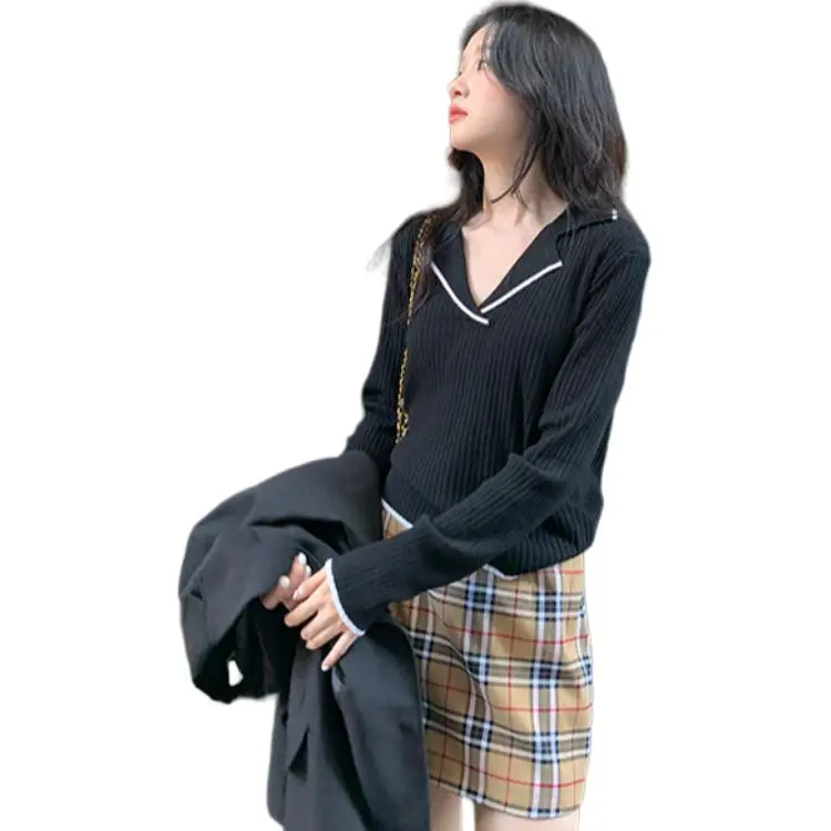 XINBANGBANG Knitwear Women's Black-2