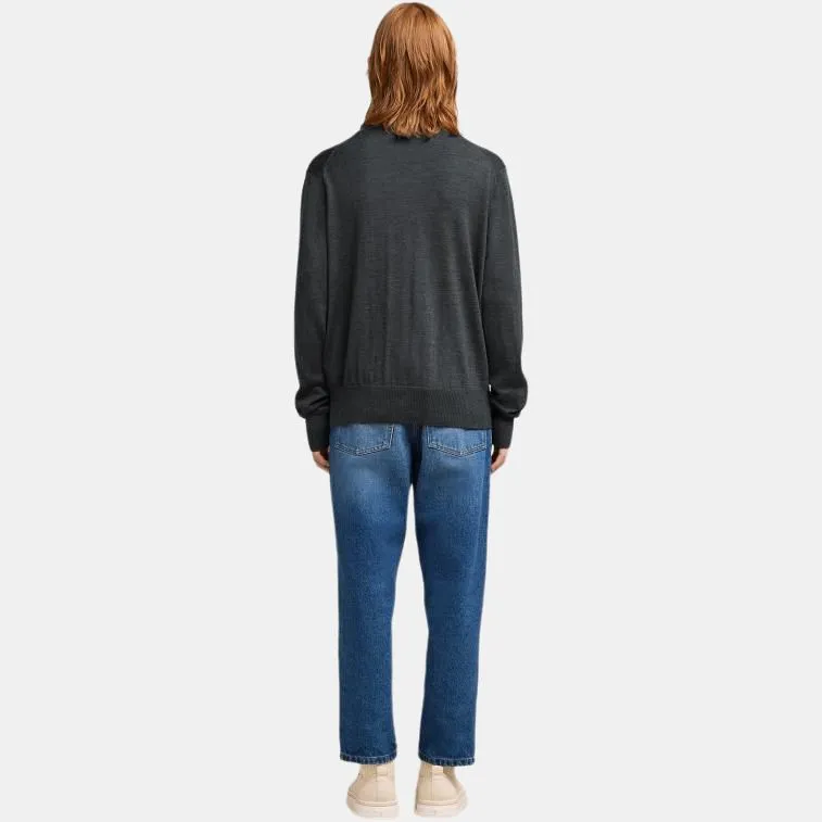 AMIPARIS Ami De Coeur embroidered Merino Cardigan-2