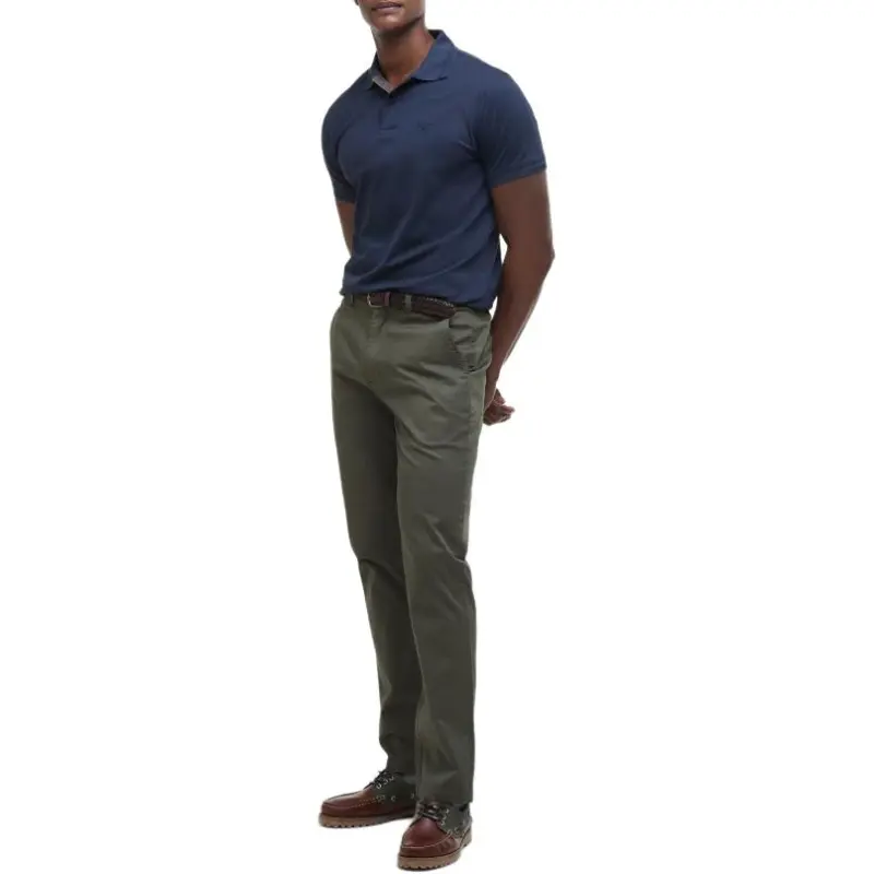 BARBOUR Tartan Piqué Polo Shirt-1