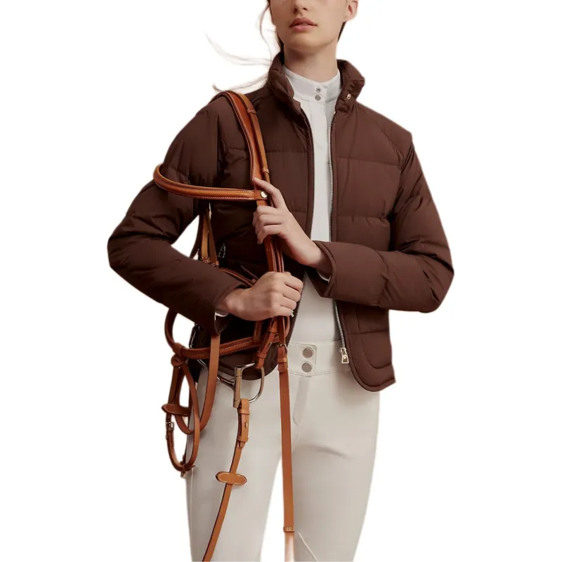 HERMES Piumino FW24 Down Jacket Women's Red Seryl-1