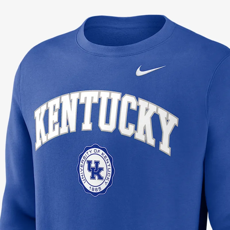 Nike Kentucky Wildcats Arched Seal Men's Nike College Pullover Crew-2