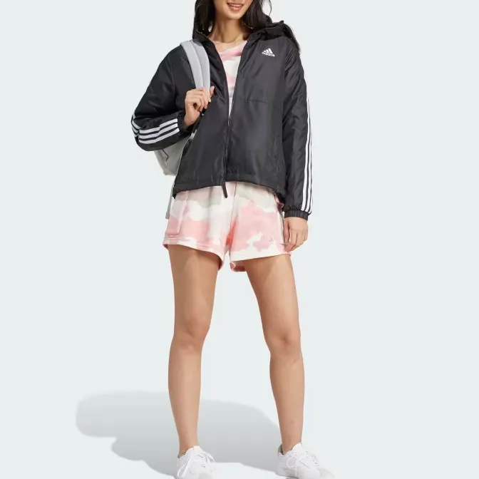 Adidas Free Shipping With AdiClub Essentials 3-Stripes Camo-Print Cargo Shorts-4