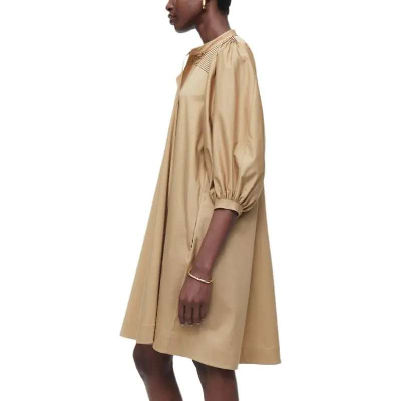 COS Long Sleeved Dresses Women's Beige-2
