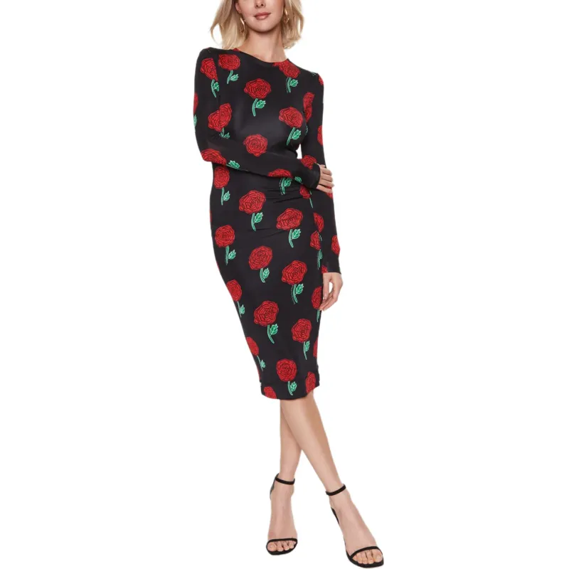 VERSACE JEANS COUTURE Long Sleeved Dresses Women's Black-4