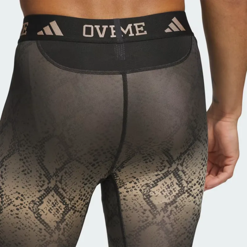 Adidas Free Shipping With AdiClub Exotic Speed Techfit Training Long Tight-4