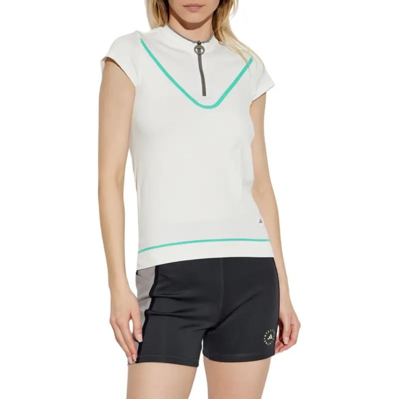 Adidas Short zip Golf Polo-1