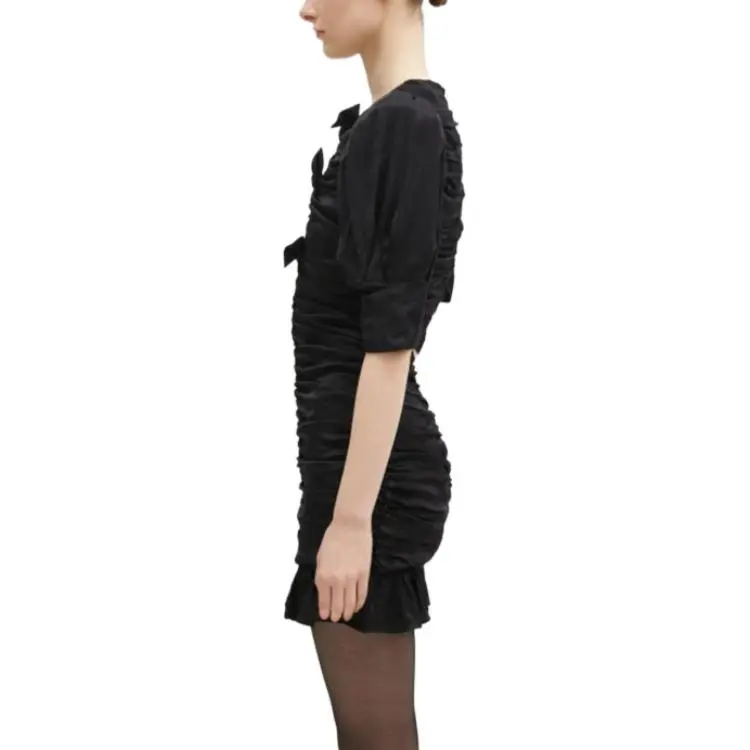 Rotate Cut Out Ruffled Mini Dress-2