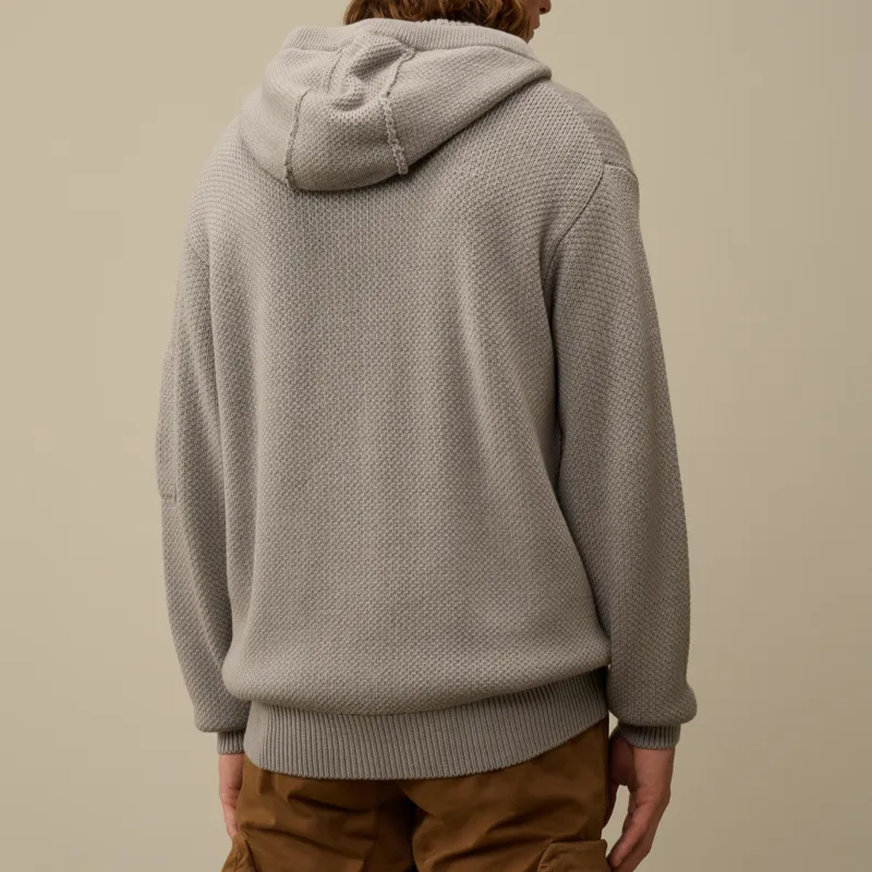 C.P.Company Knitted Zip up Hoodie-3