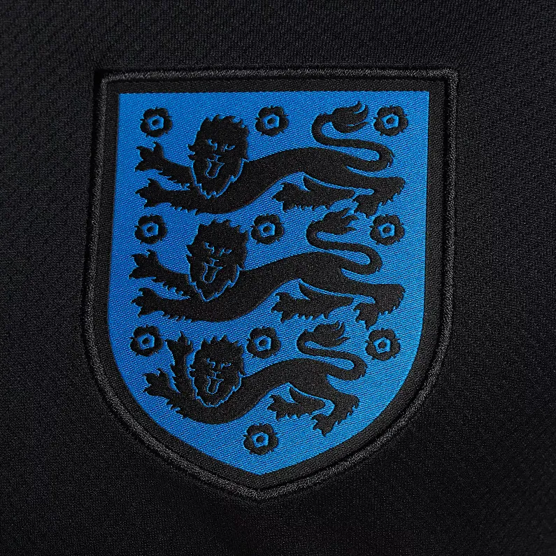 Nike England Soccer Jersey Men's Black/Light Blue-3