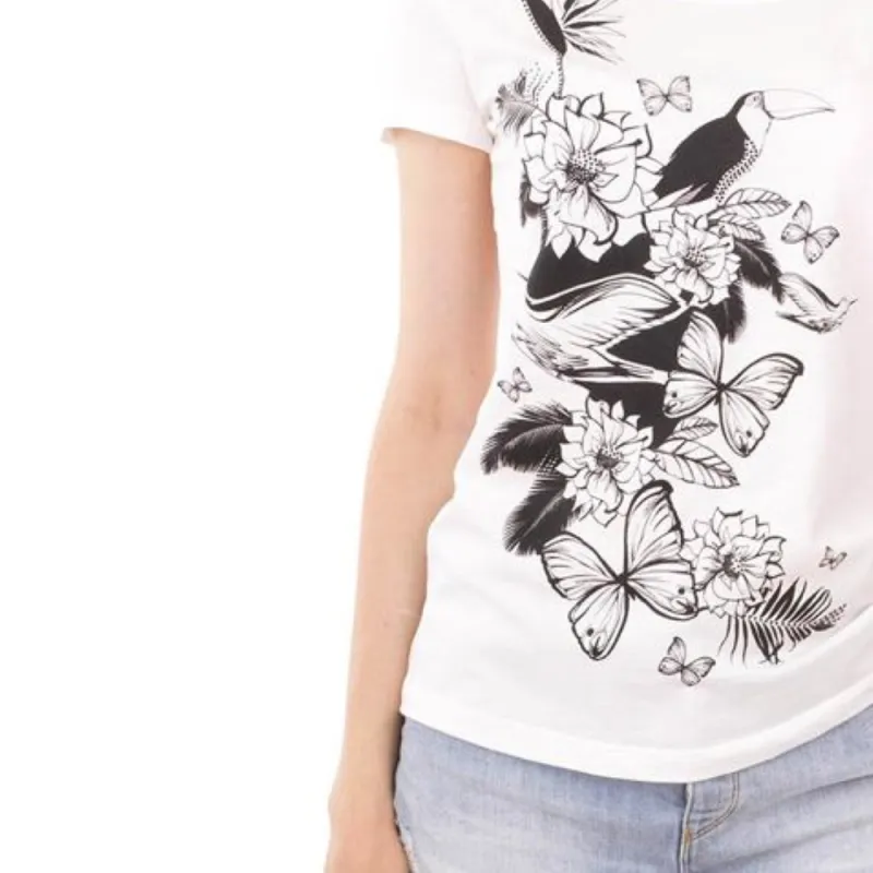 EMPORIO ARMANI EA7 SS23 T Shirt Women's White-4