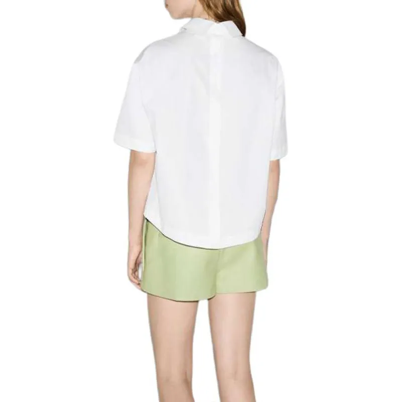 GUCCI Logo embossed Poplin Shirt-3