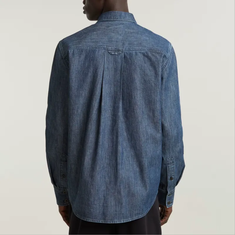 G STAR RAW Shirt Unisex Dark Blue-3