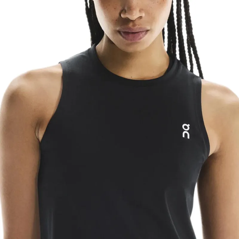 On CourtTank Tank Top Women's Pure Black-4