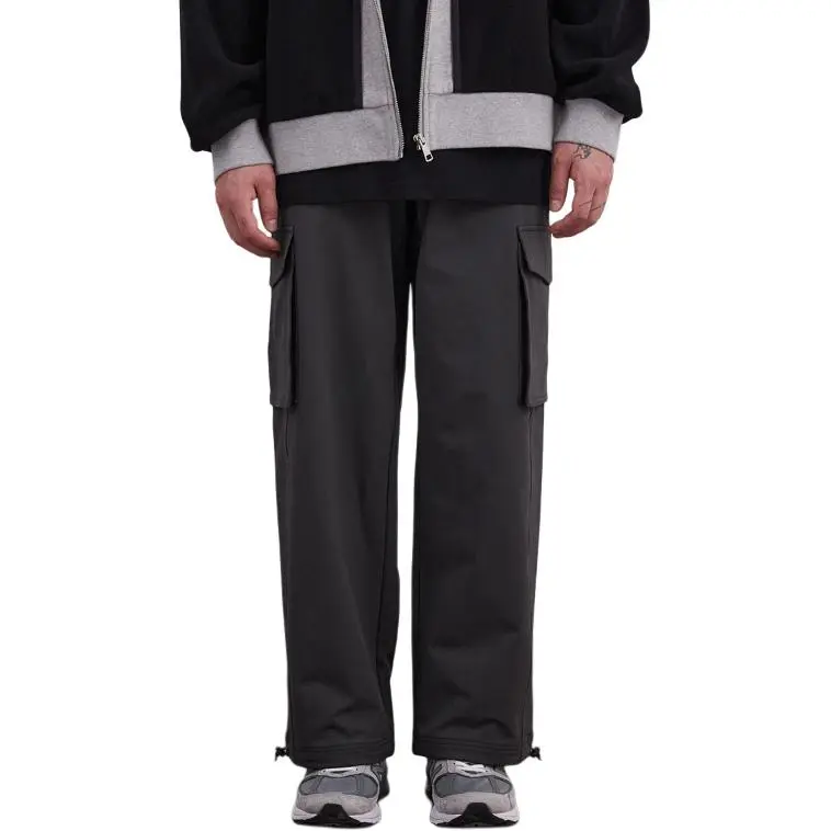 COVERNAT Cargo Pants Men Charcoal Gray-3