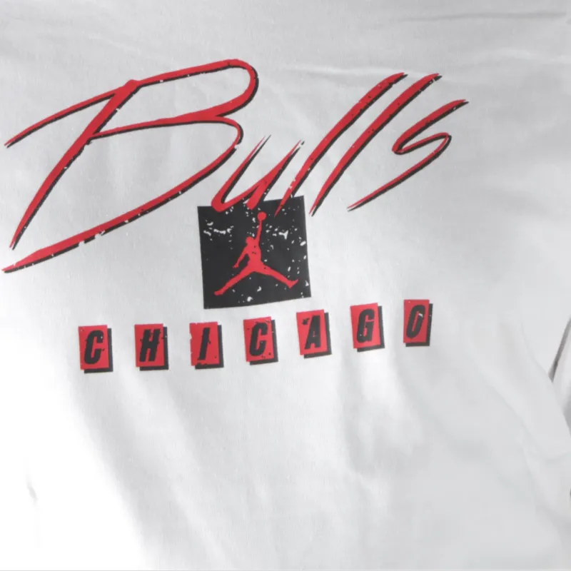 Jordan NBA Max90 T-Shirt Chicago Bulls Men's White-3