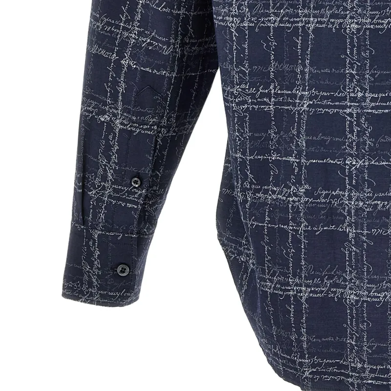 BERLUTI Buttoned Checked Shirt-3