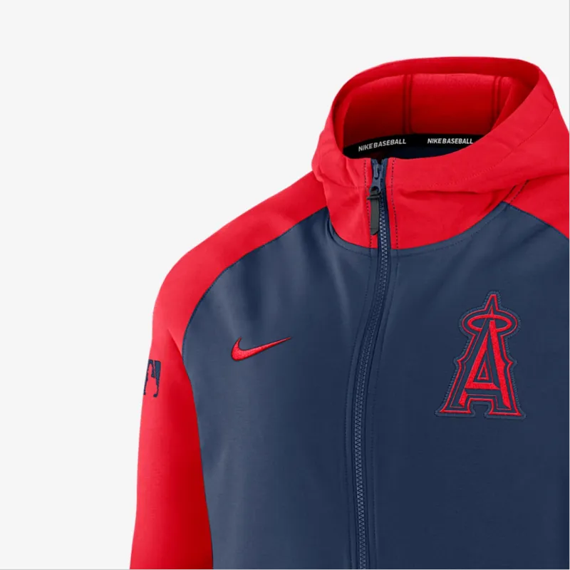 Nike Los Angeles Angels Authentic Collection Men's Nike Therma Mlb Full Zip Jacket-2