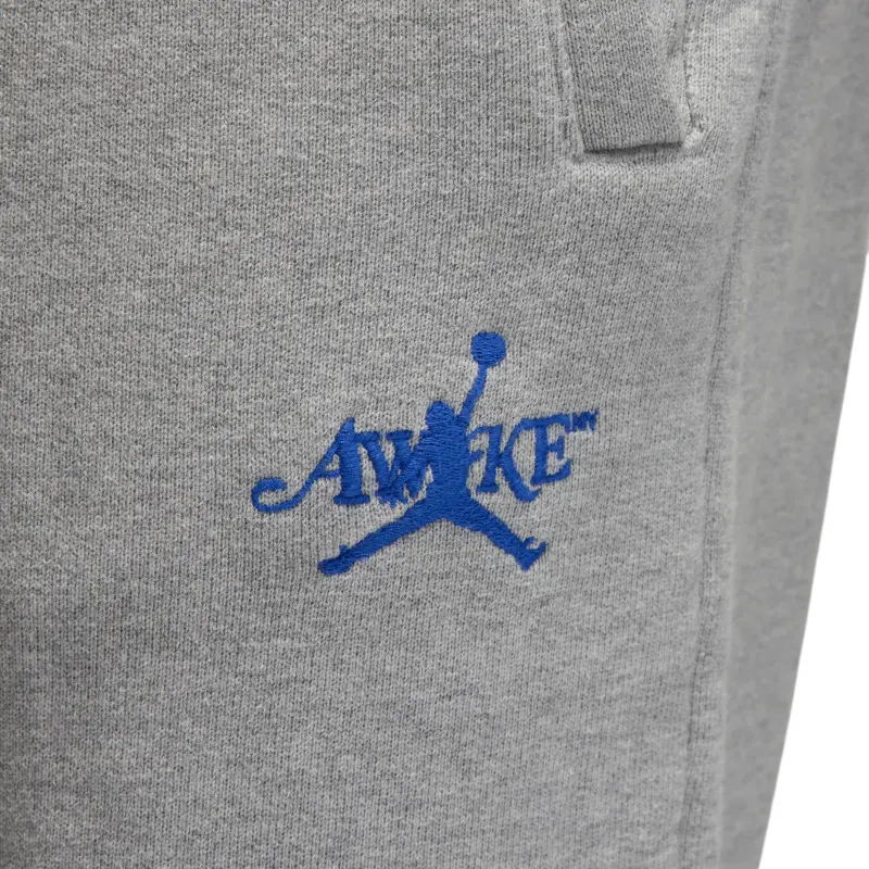 Jordan x Awake NY FW24 Knitted Sports Pants Men's Gray-3