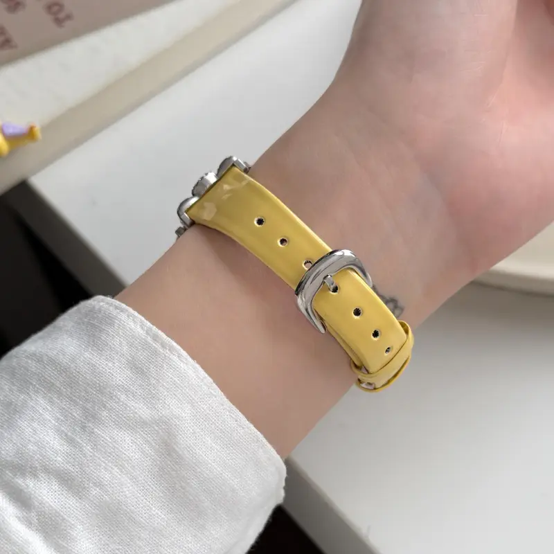 Wei Xin Apple Compatibility Watch Band Cowhide Leather Material-15