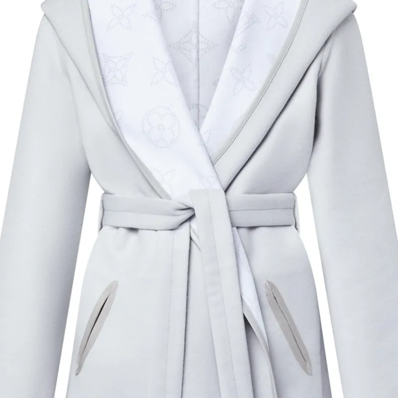 LOUIS VUITTON Coat Women's Gray-5