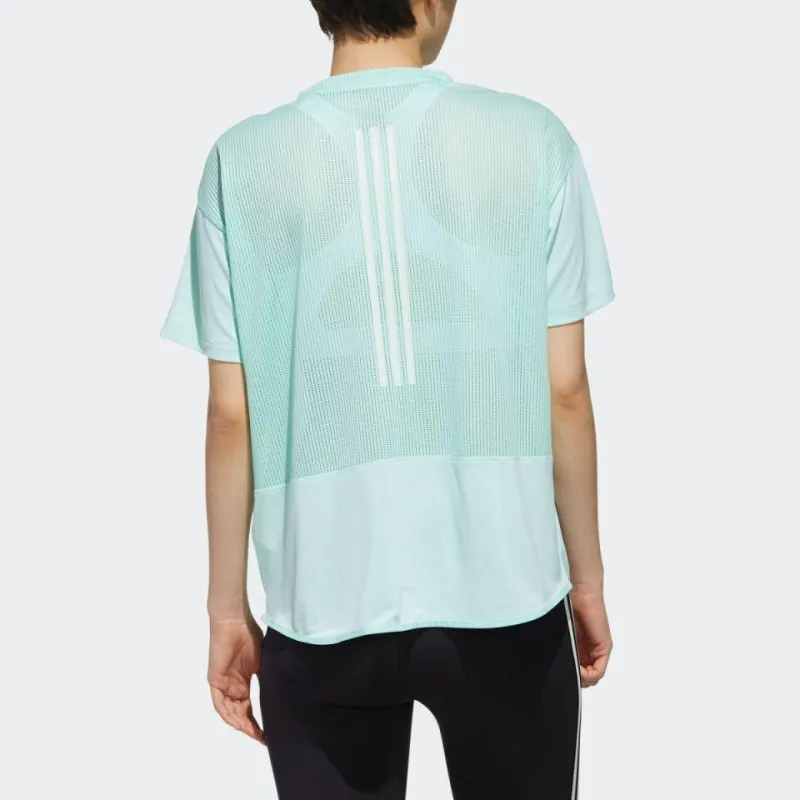 Adidas T-Shirts Women's Green-5