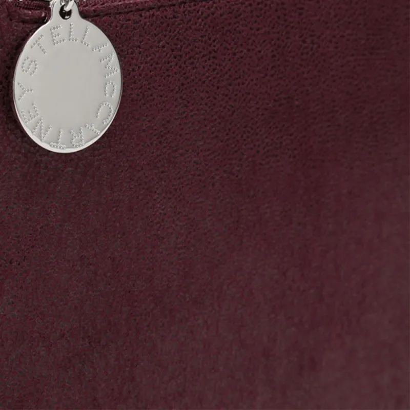Stella McCartney Falabella Polyester Shoulder Bag Women's Burgundy-3