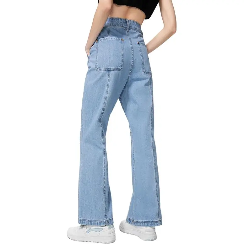 LiNing Jeans Women's Light Blue-4