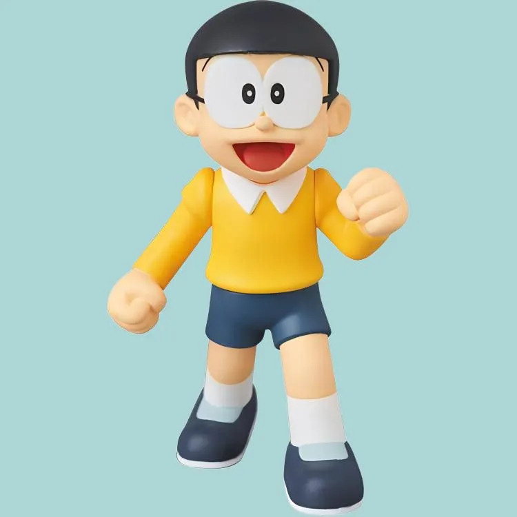 Medicom Toy Male Time Machine Collection Doraemon Scale Figures 6.8cm-1