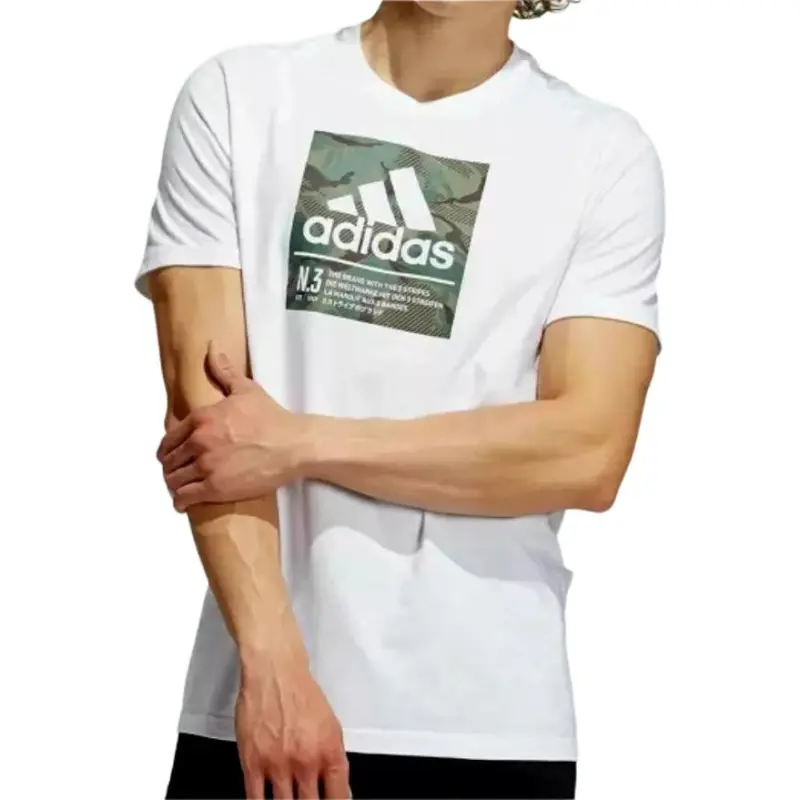 Adidas Free Shipping With AdiClub Camo Box Graphic Tee-1