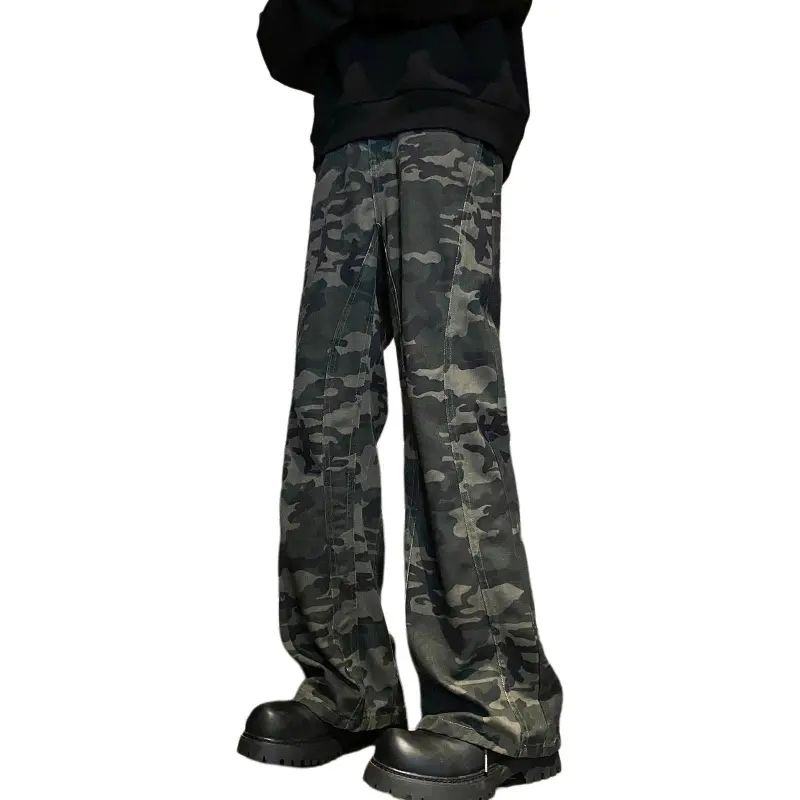 KVIV Jeans Unisex Camouflage [Editor's Recommendation]-3