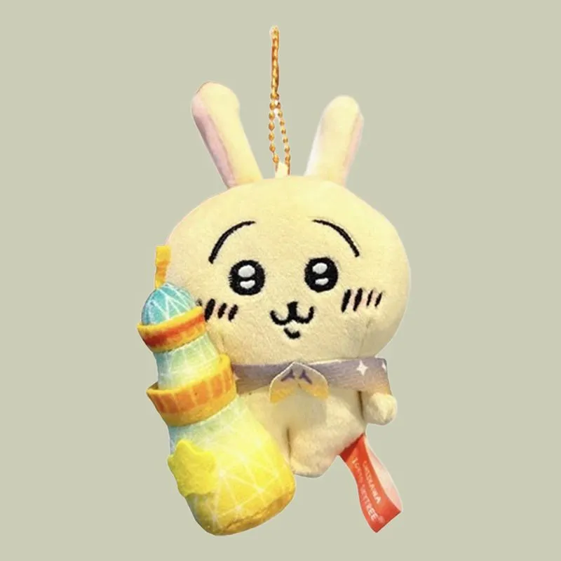 Chiikawa Usagi Clear Sky Tower Collection Compatible For Above 3 Years Old Audience Dolls Plush Pendant 9cm High-1