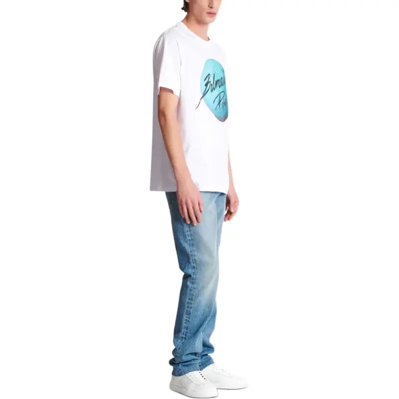 BALMAIN Paris & Planet T shirt-4